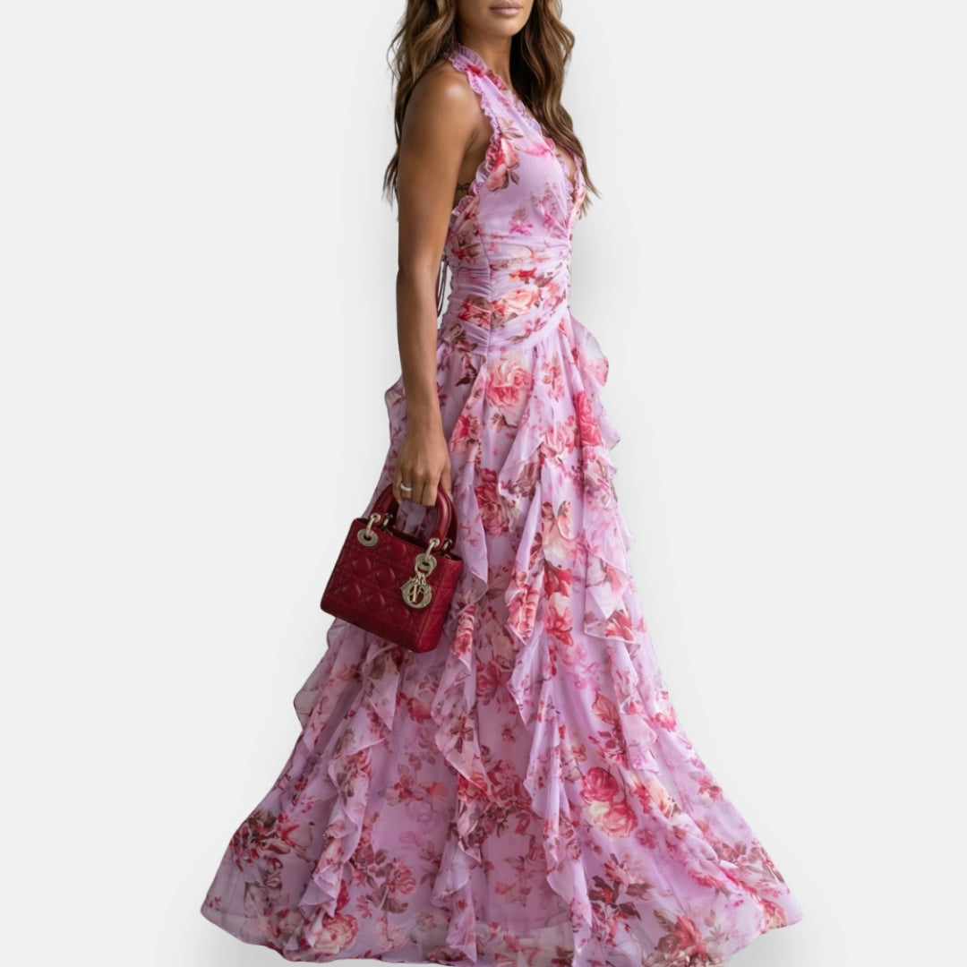 Calvonde | Robe Longue Fleurie