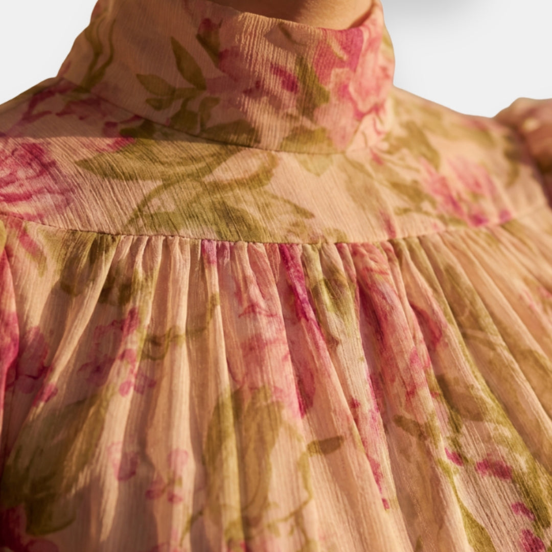 Helvarine | Robe Longue Fleurie