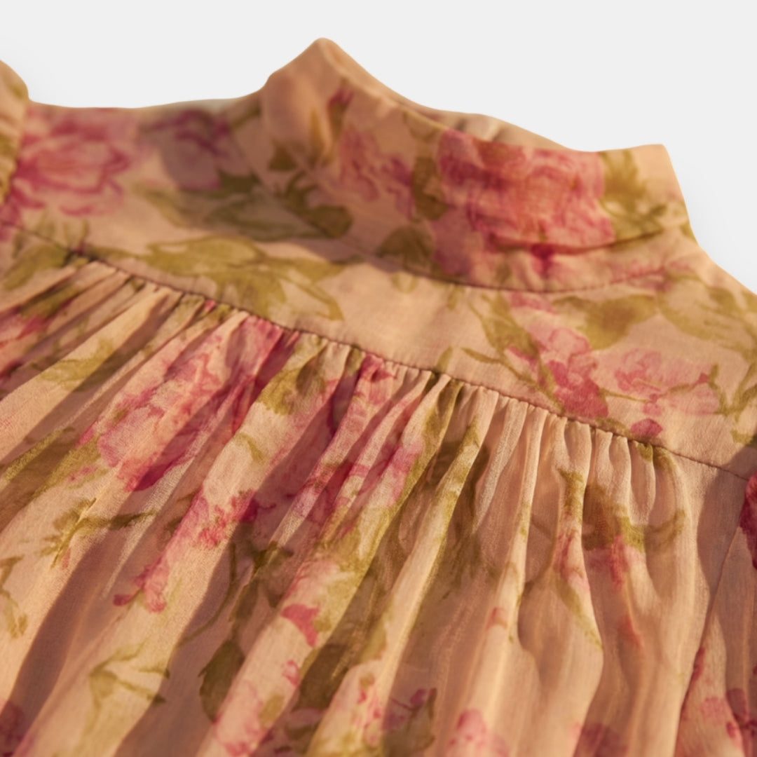 Helvarine | Robe Longue Fleurie