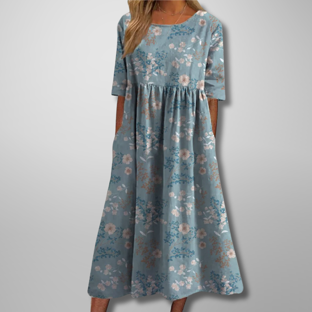Gail - Élégante Robe Midi Décontractée