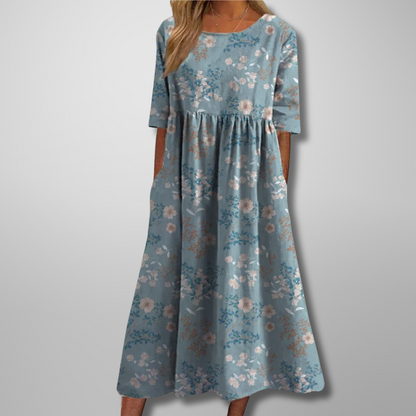 Gail - Élégante Robe Midi Décontractée