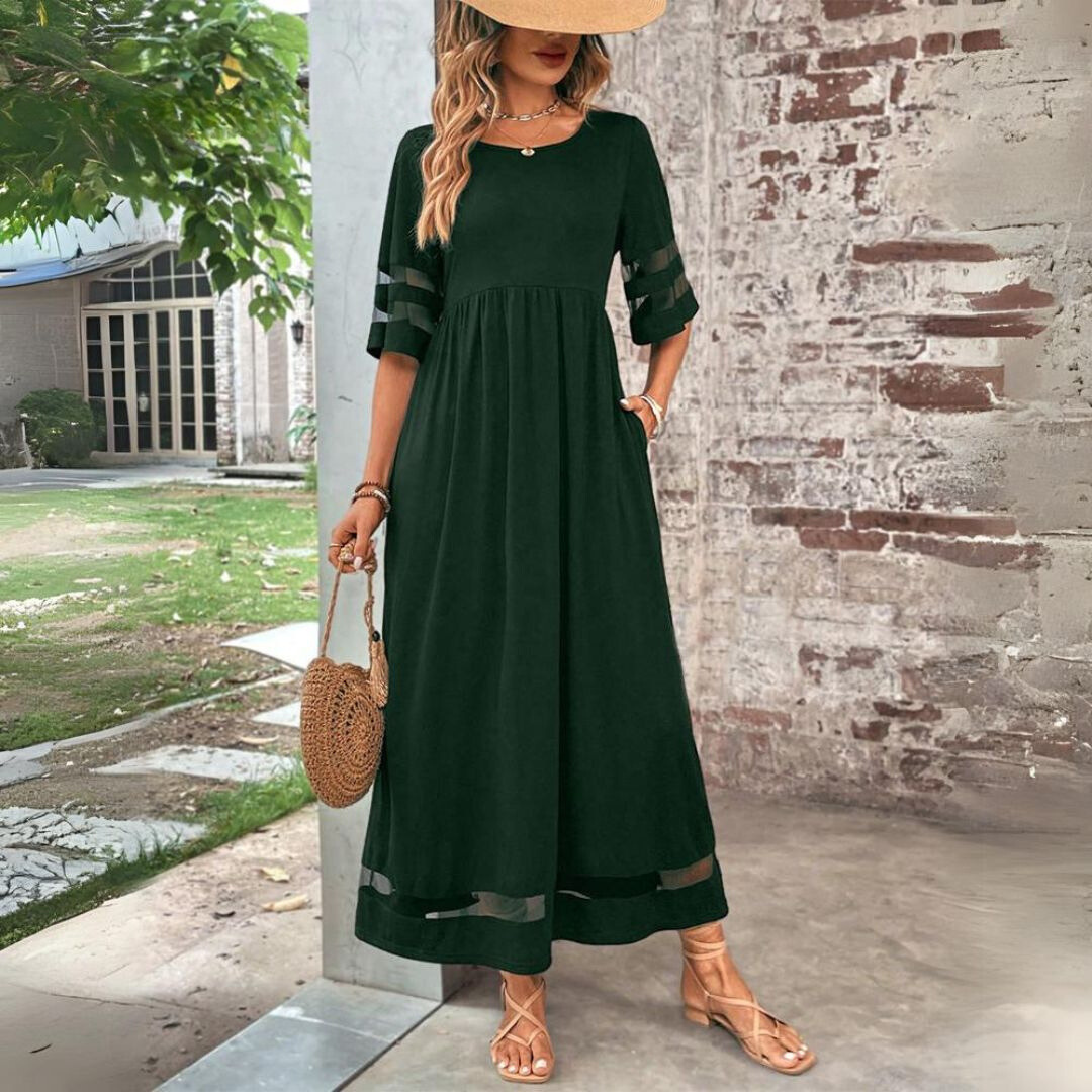 Aubrée – Robe midi flatteuse