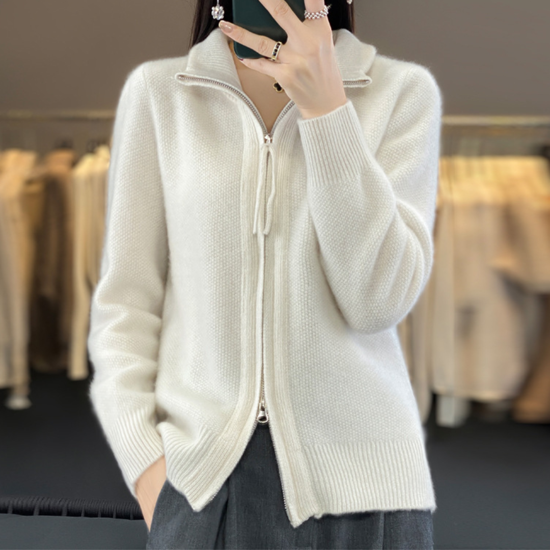 Luna | Cardigan Doux à Zip