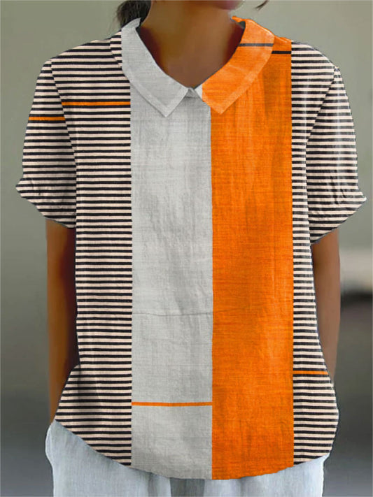 Margaux – Polo à imprimé élégant