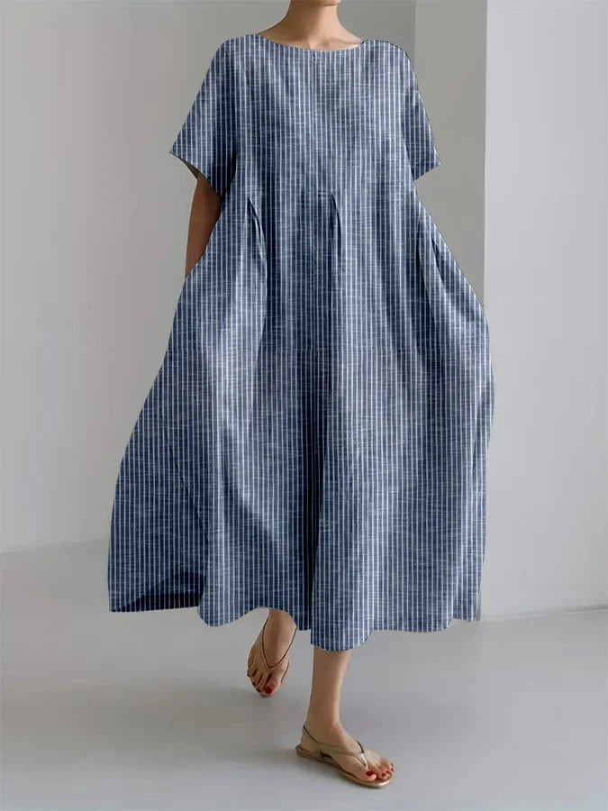 Robe estivale blanche à motifs floraux