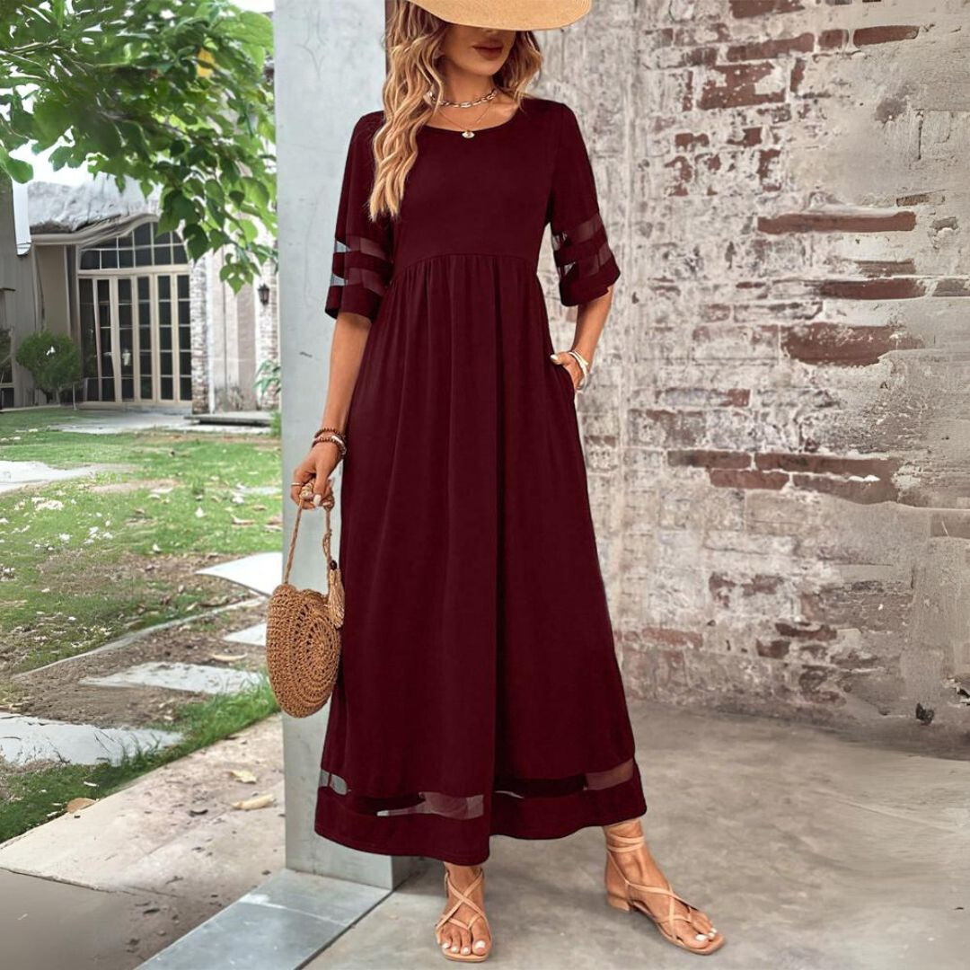 Aubrée – Robe midi flatteuse