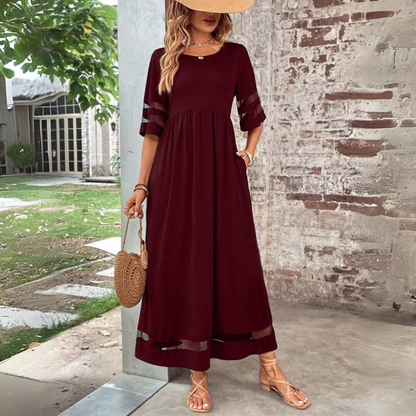 Aubrée – Robe midi flatteuse