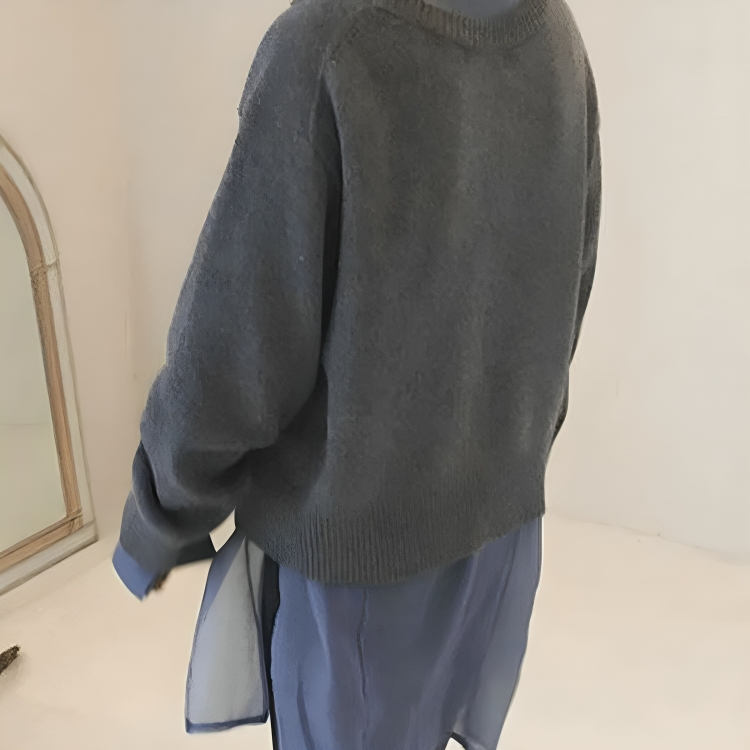 Luna | Cardigan Asymétrique à Boutons
