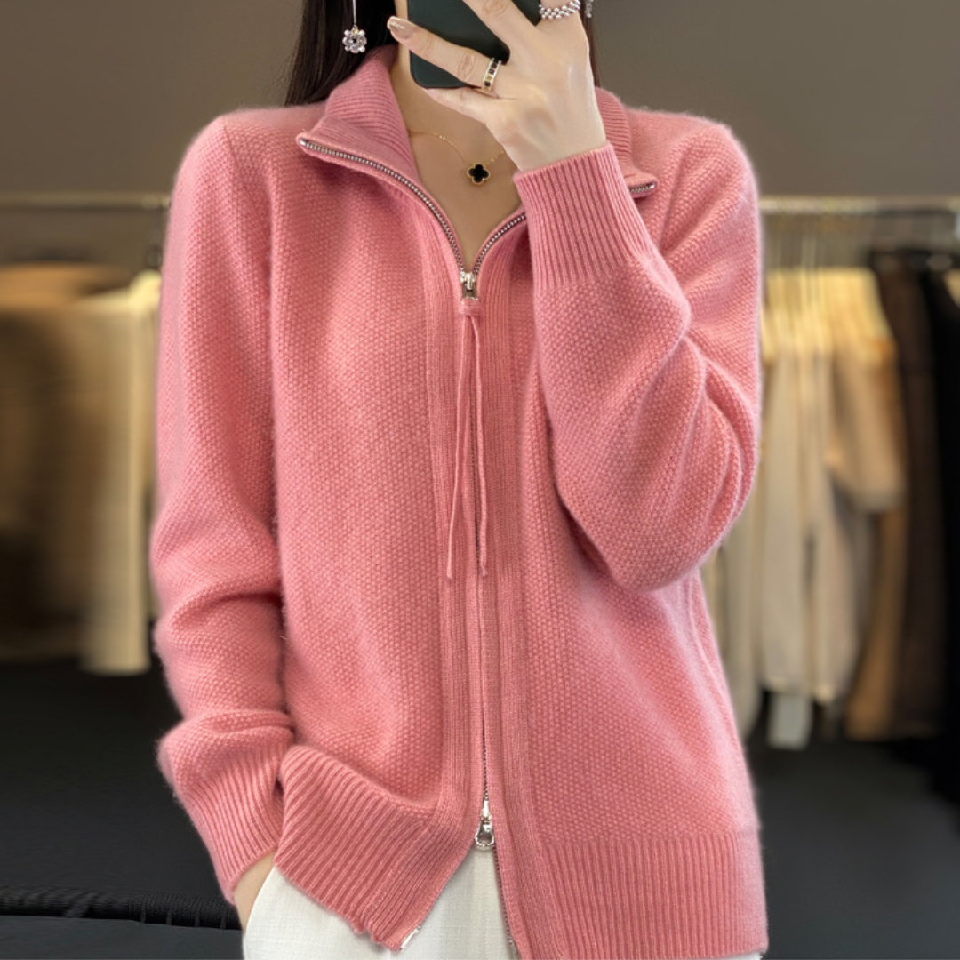 Luna | Cardigan Doux à Zip