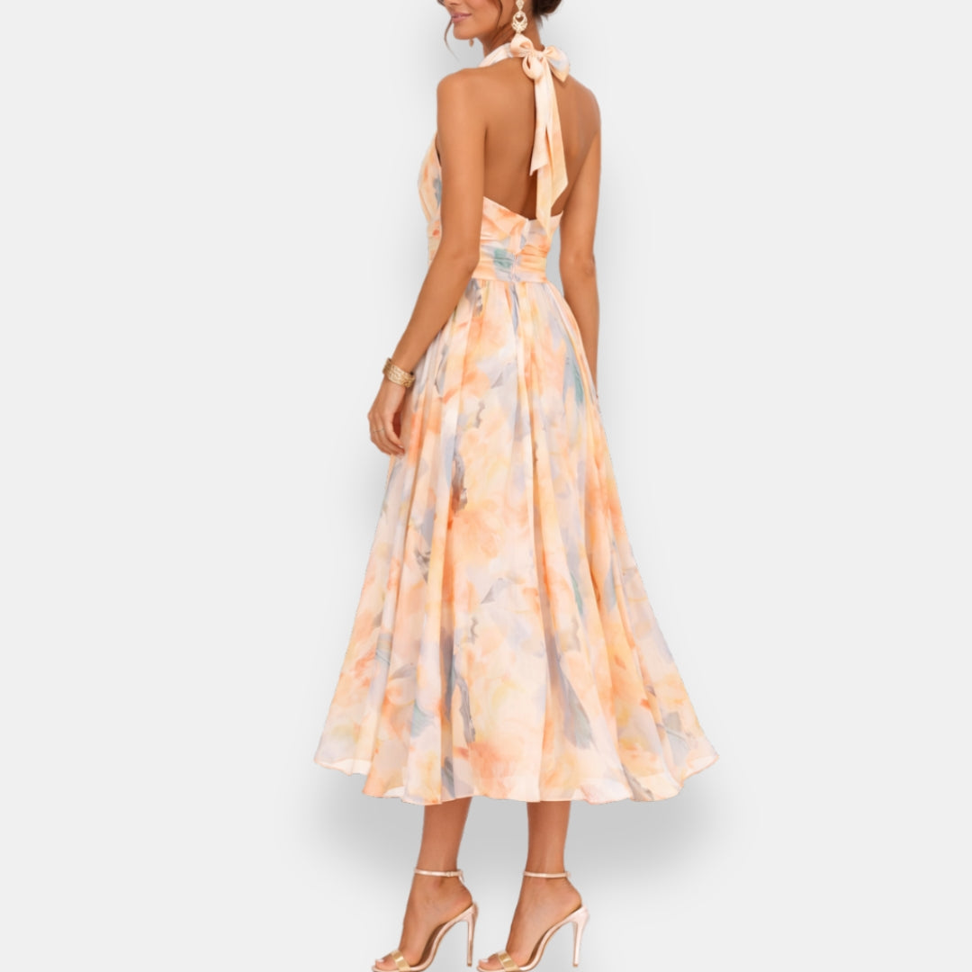 Ervalde | Robe Mi-Longue Fleurie