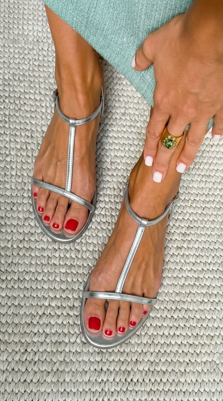 Rosalba | Sandales Dorées Printemps