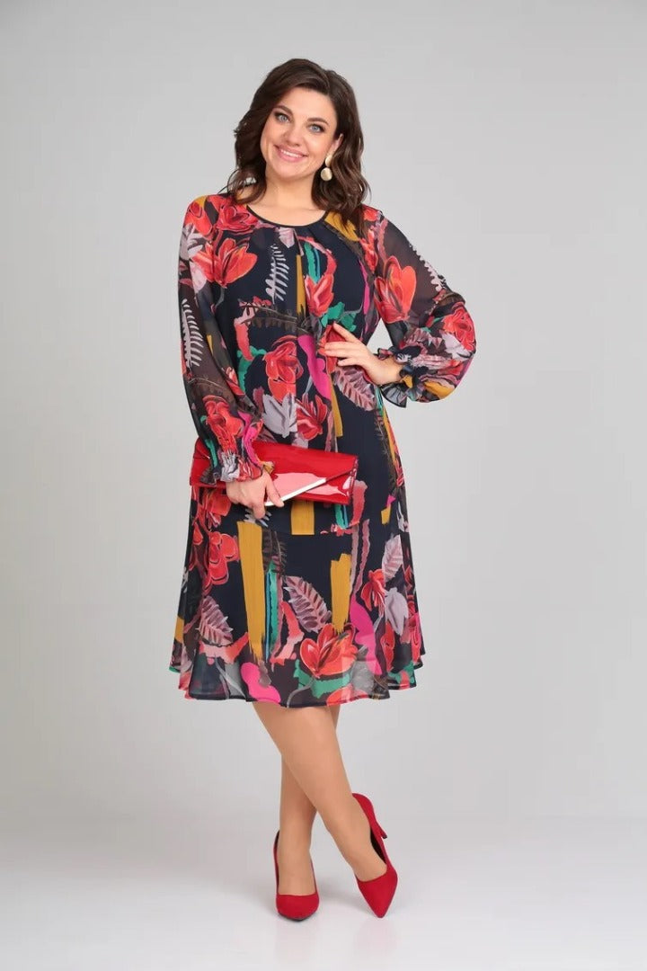 Florine – Robe fleurie élégante
