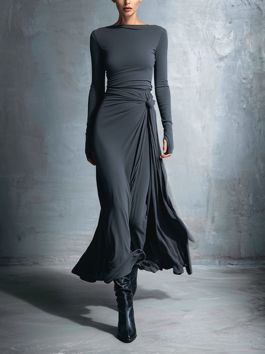 Maia | Élégante Robe Maxi Fluide
