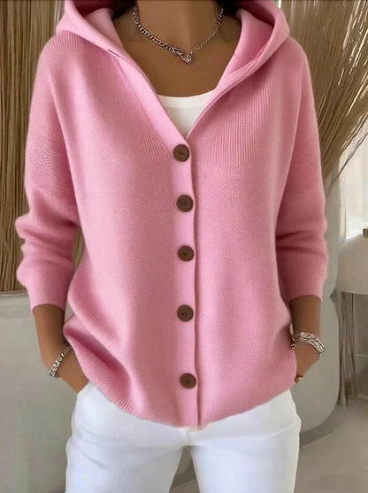 Zoé | Tricot Cardigan avec Capuche