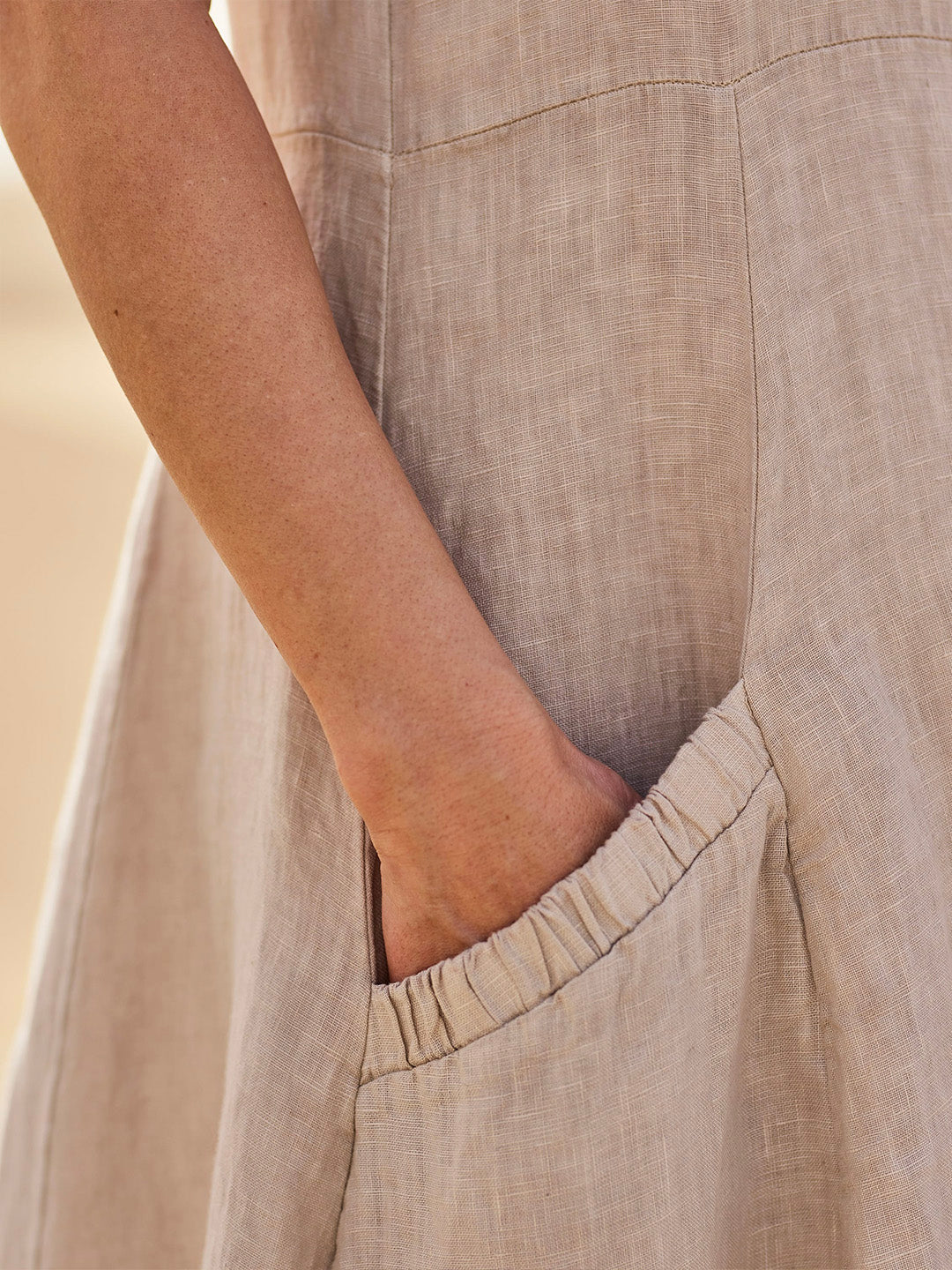 Isaline – Robe fluide légère avec poches