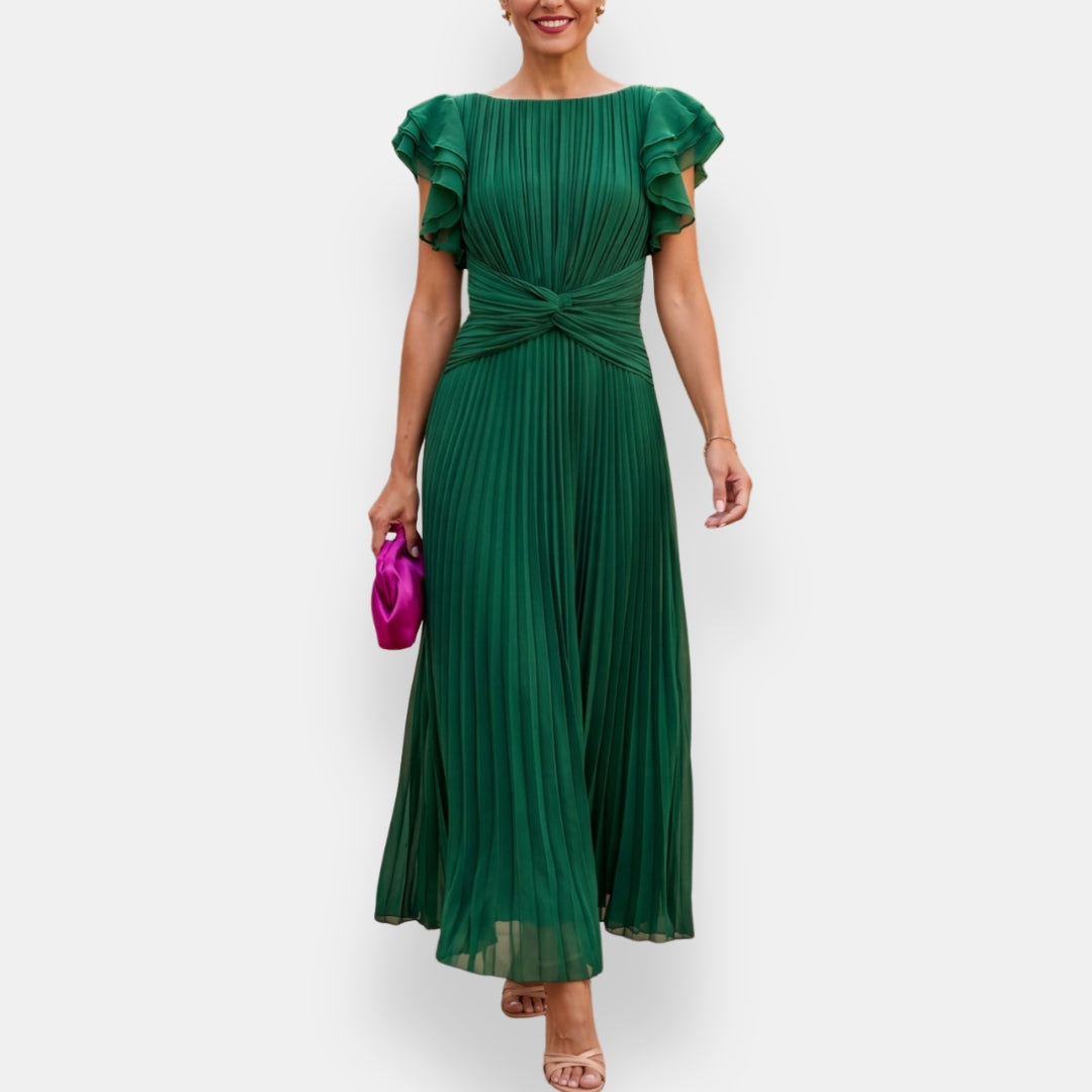Rolvinde | Robe Longue Plissée