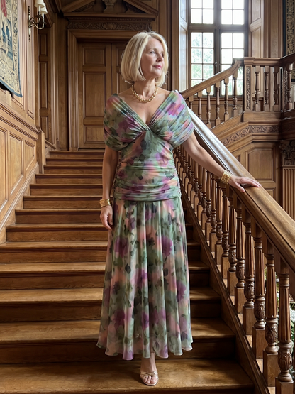 Juliette | Robe midi fluide