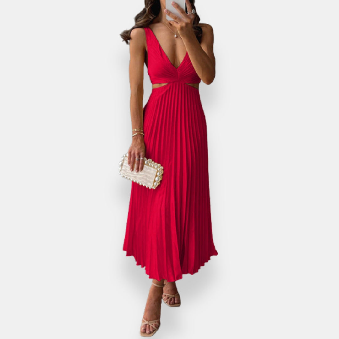 Volverine | Robe Longue Plissée