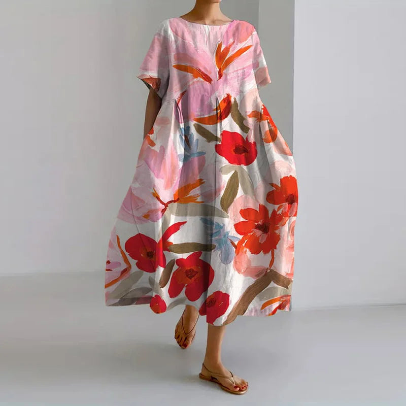 Robe estivale à motifs floraux Rosanna