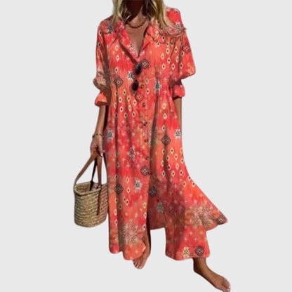 Zariah | Élégant robe longue de style bohème