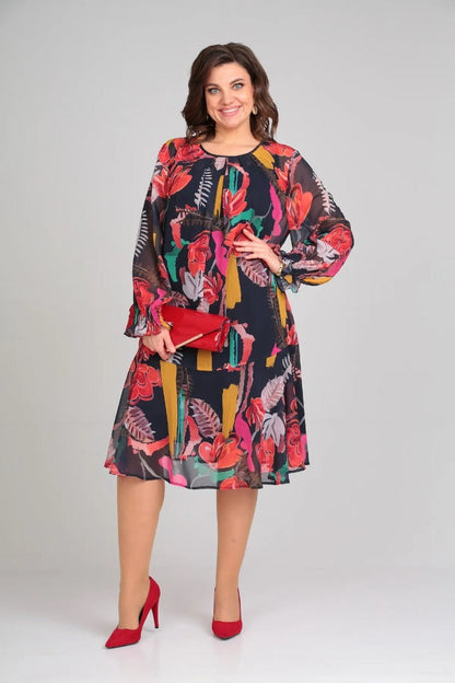 Floride – Élégante robe à fleurs