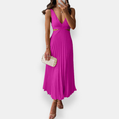 Volverine | Robe Longue Plissée