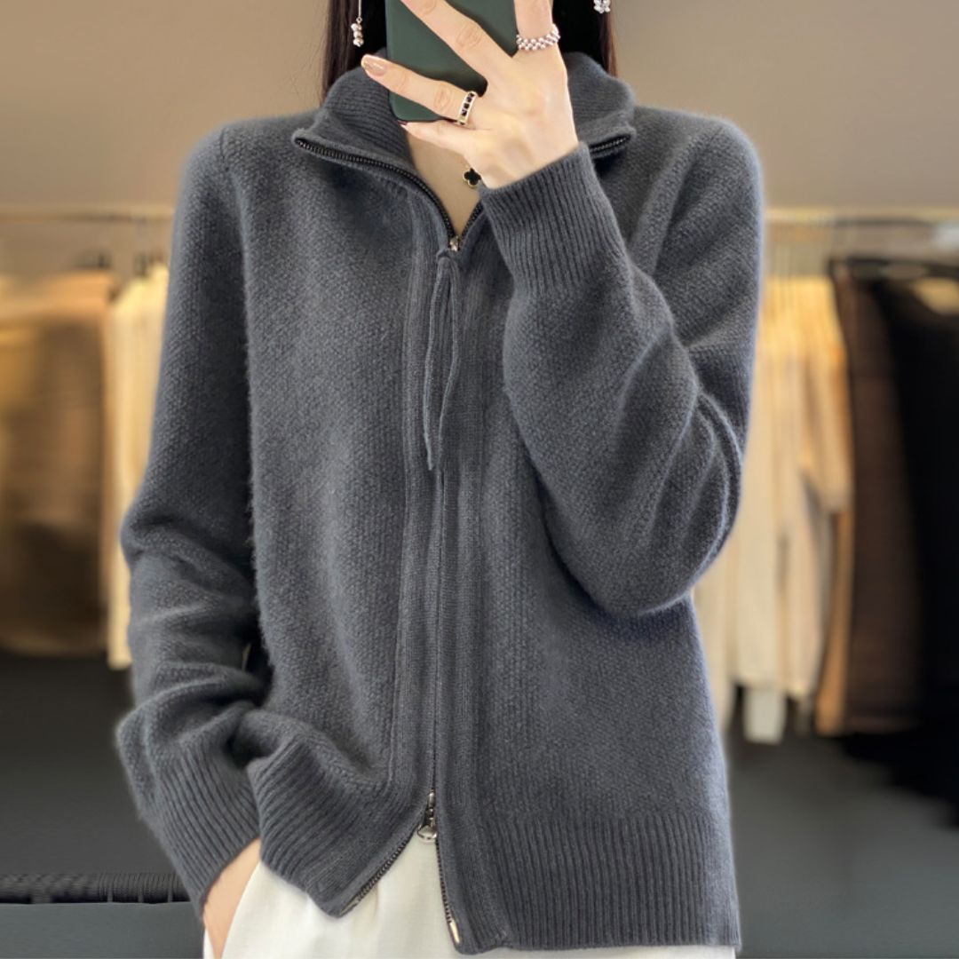 Luna | Cardigan Doux à Zip