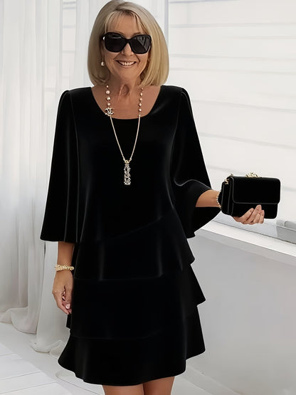 Catherine | Robe Chic avec Détails Volants