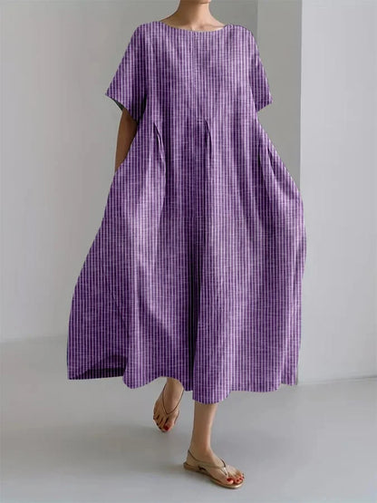 Robe estivale blanche à motifs floraux
