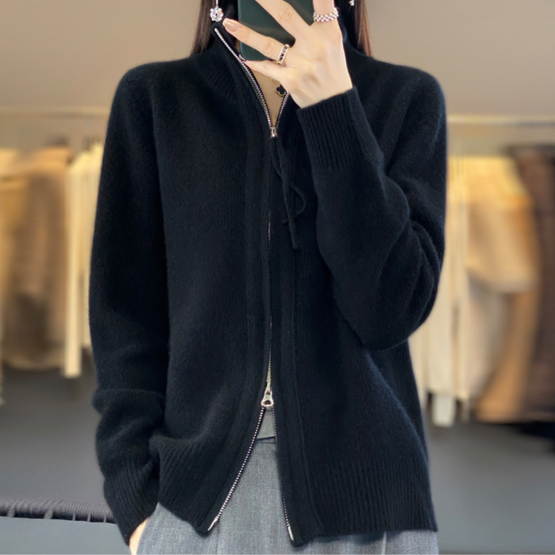 Luna | Cardigan Doux à Zip
