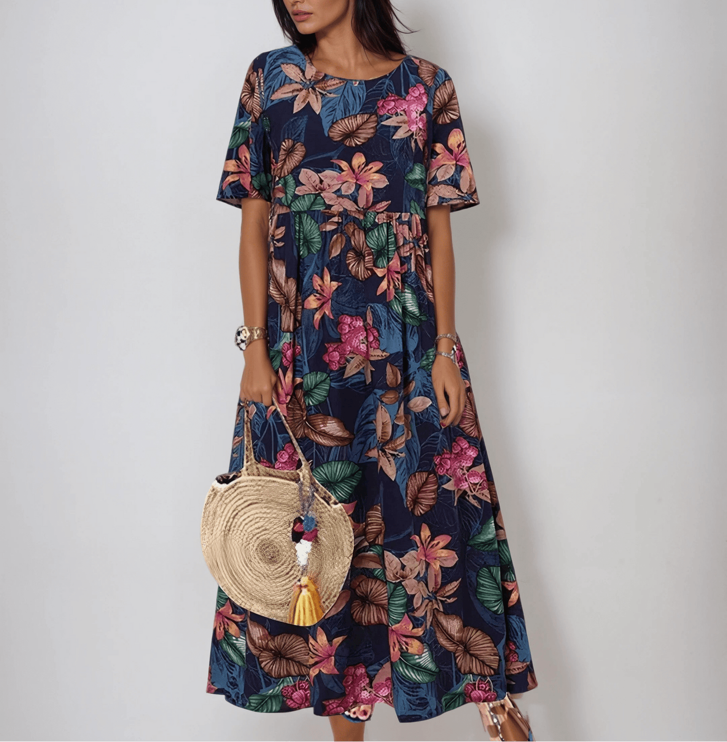 Aveline – Robe d’été fleurie