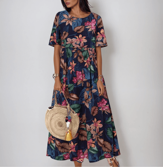 Aveline – Robe d’été fleurie