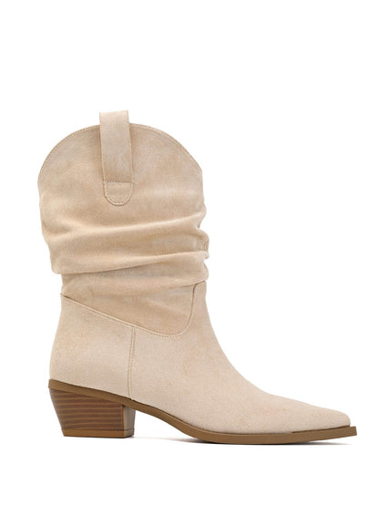 Beige Audrey Boots