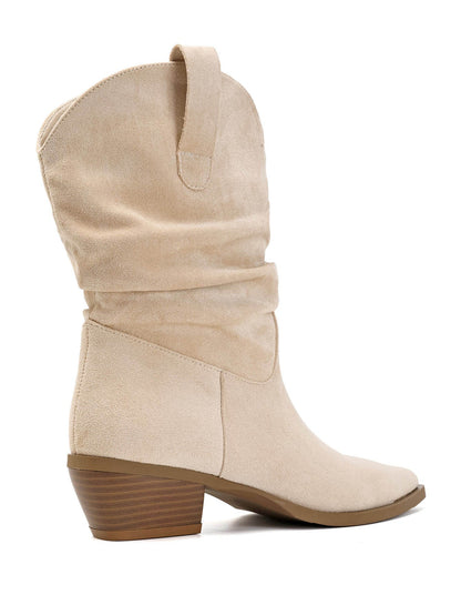 Beige Audrey Boots