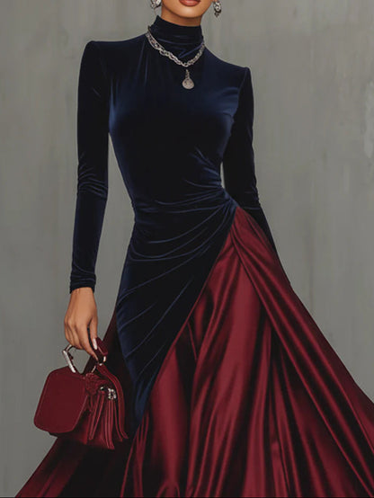 Lucrèce | Bicolored Maxi Dress
