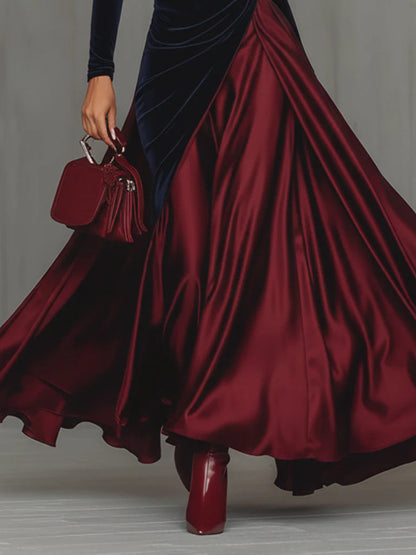 Lucrèce | Bicolored Maxi Dress