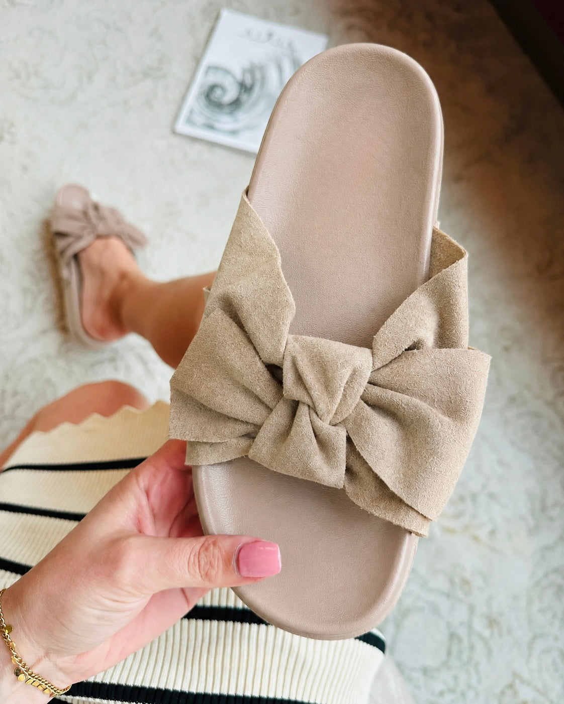 Khaki Comfort Slippers