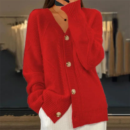 Lena | Doux Cardigan à Boutons