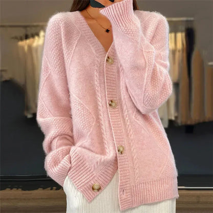 Lena | Doux Cardigan à Boutons