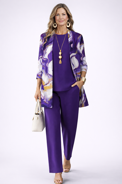 Vina | Ensemble 3 Pièces Élégance Classique