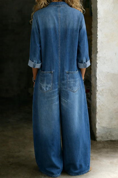 Lena | Denim mono confortable et décontracté