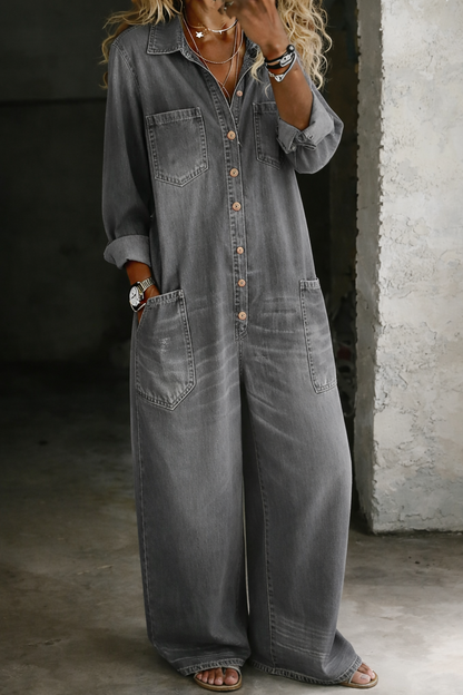 Lena | Denim mono confortable et décontracté