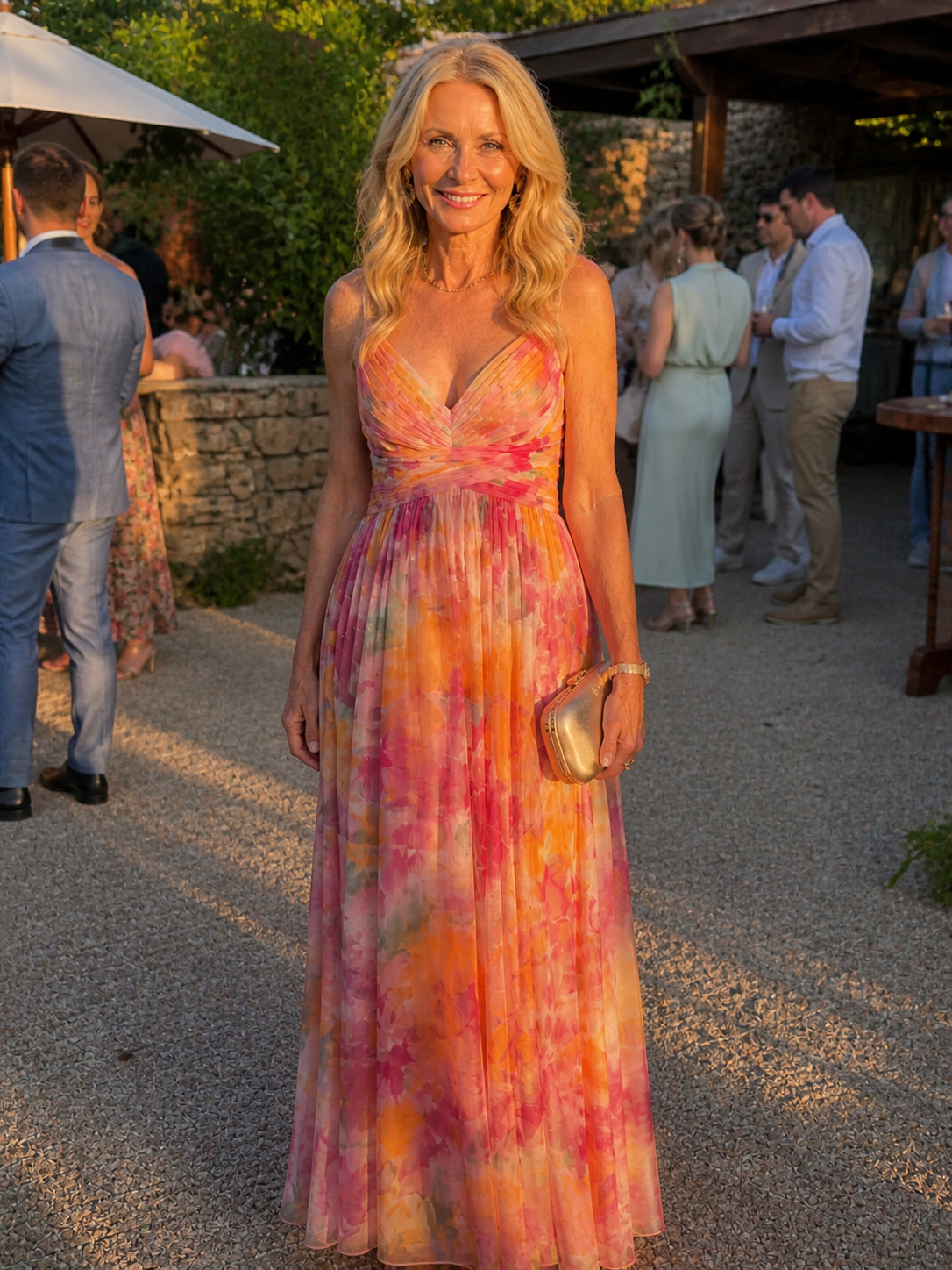 Margaux | Robe longue portefeuille fluide