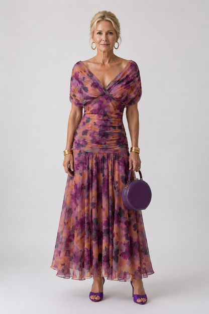 Juliette | Robe midi fluide
