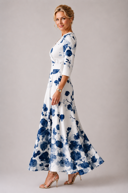 Lucie | Robe chic à imprimé florale