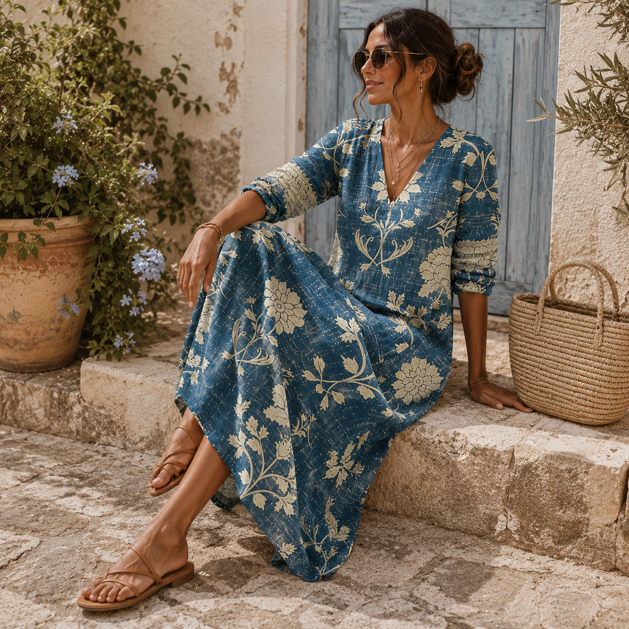 Élisabeth | Robe longue Willow Bloom