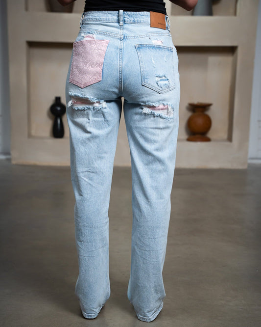 Rose Diamond Jeans