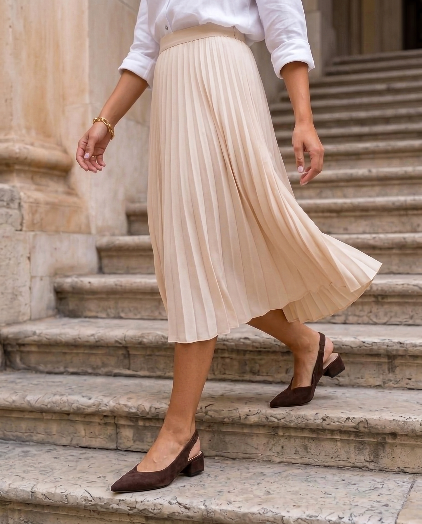 Claudia Brown Block Heels