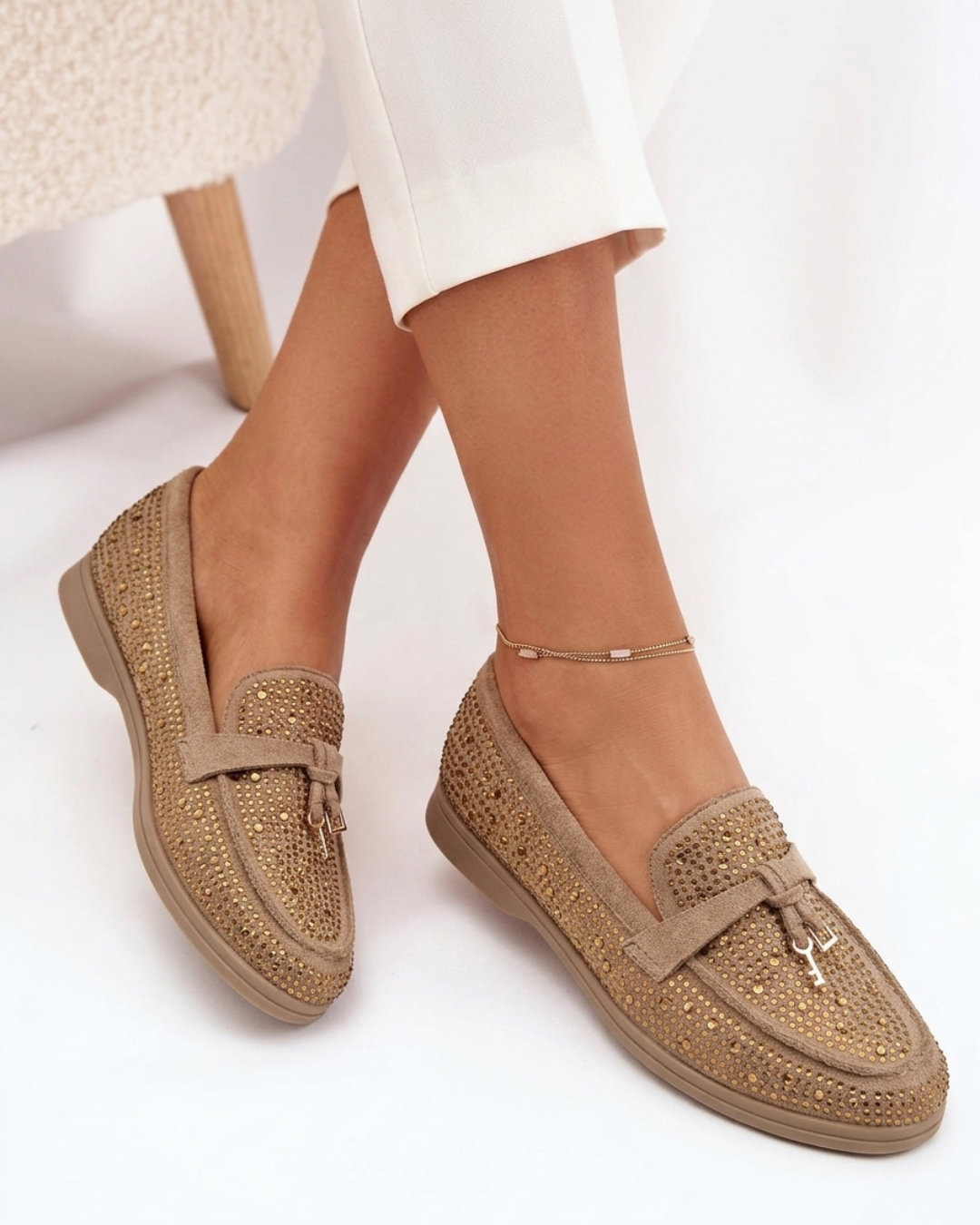 Khaki Coco Moccasins