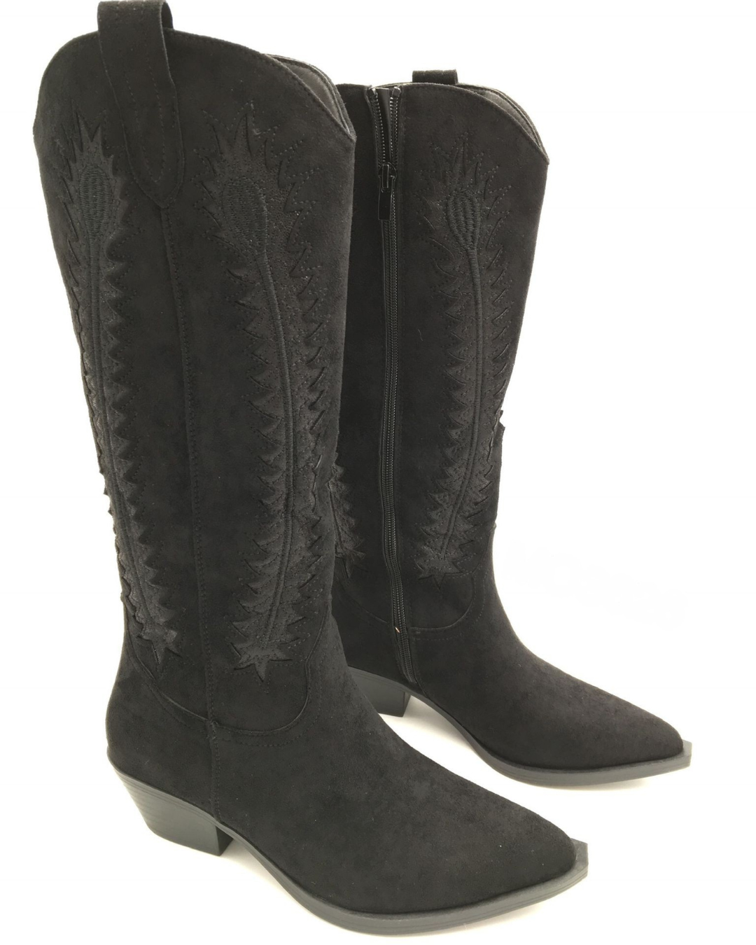 Botas de Estilo Cowboy - Negro